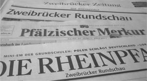 Bild der regionalen Zeitungen Zweibrückens