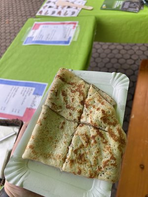 Die begehrten Crêpes . . .